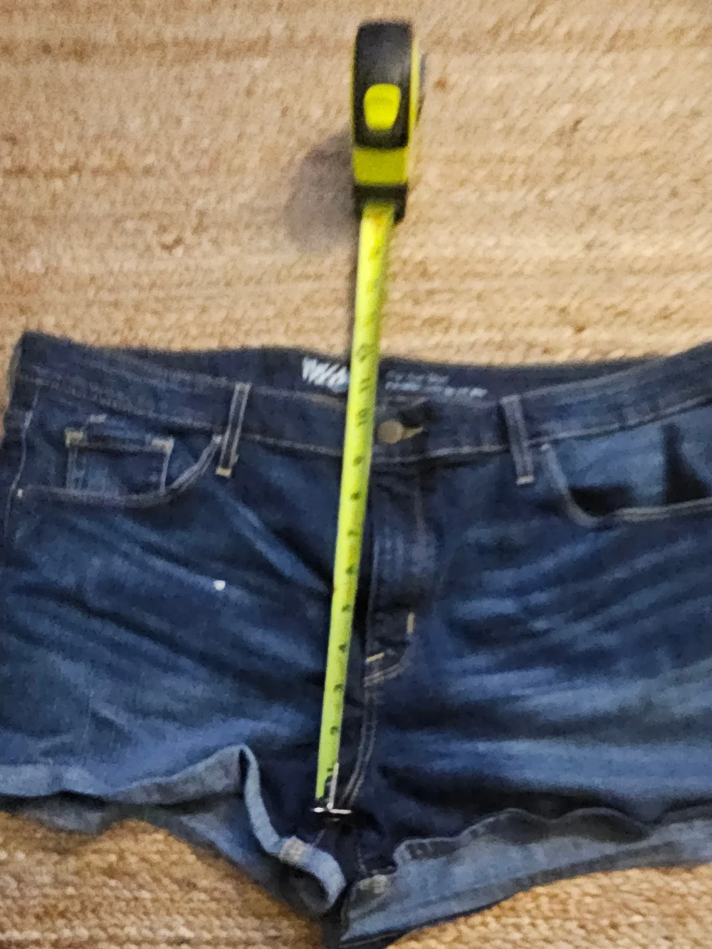 Women's Dark Blue Denim Shorts